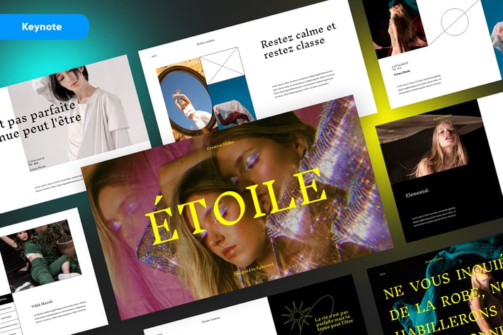 ETOILE - Fashion & Art Exhibition Keynote