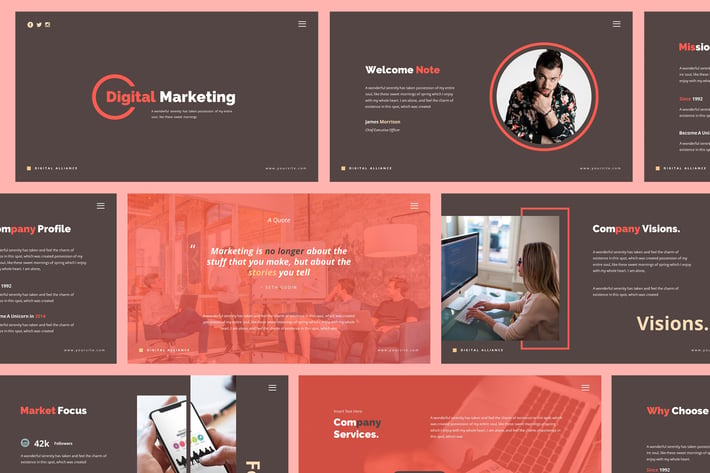 Digital Marketing Powerpoint Template