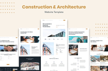 Architecture and Construction Website Template