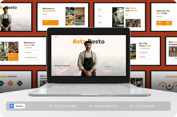 Astaresto - Restaurant Keynote Template