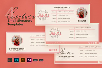 Creative Email Signature V04
