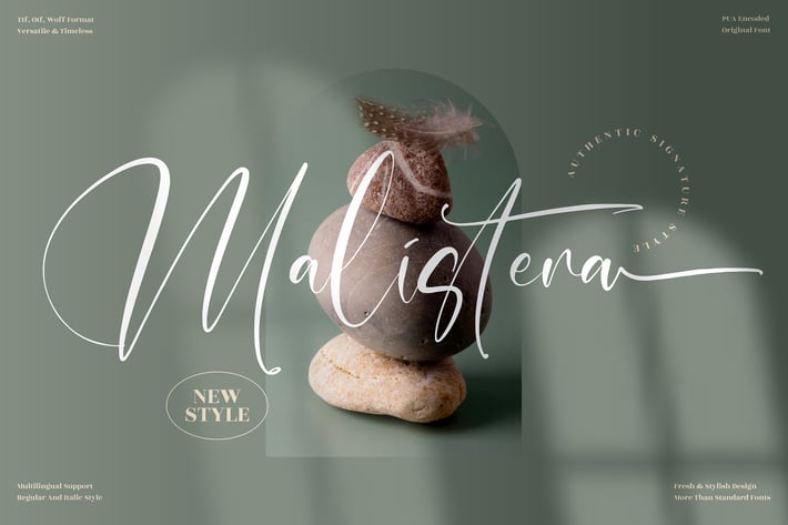 Malistera Signature Font