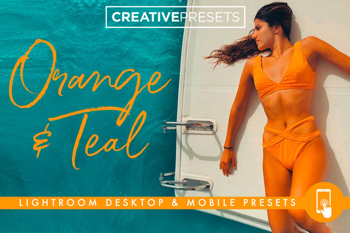 Orange and Teal Lightroom Presets Desktop & Mobile