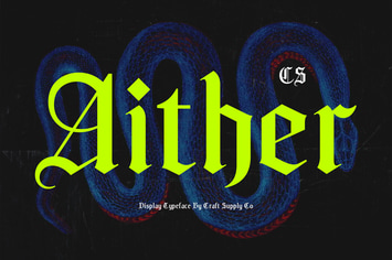 Aither – Blackletter Font