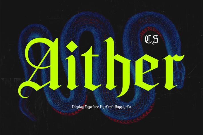 Aither – Blackletter Font