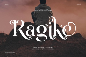 Ragike Elegant Ligature Typeface