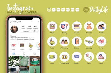 Instagram Highlight Icon V03 Daily Life
