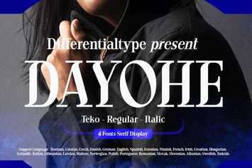 Dayohe - Modern Serif Font