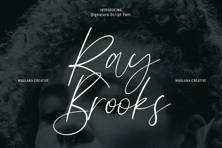 Ray Brooks Script Font