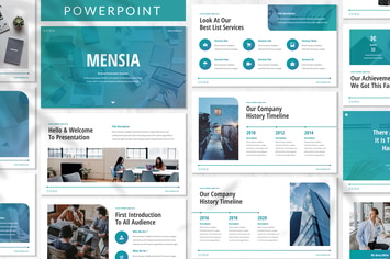 Mensia - Business Powerpoint Template