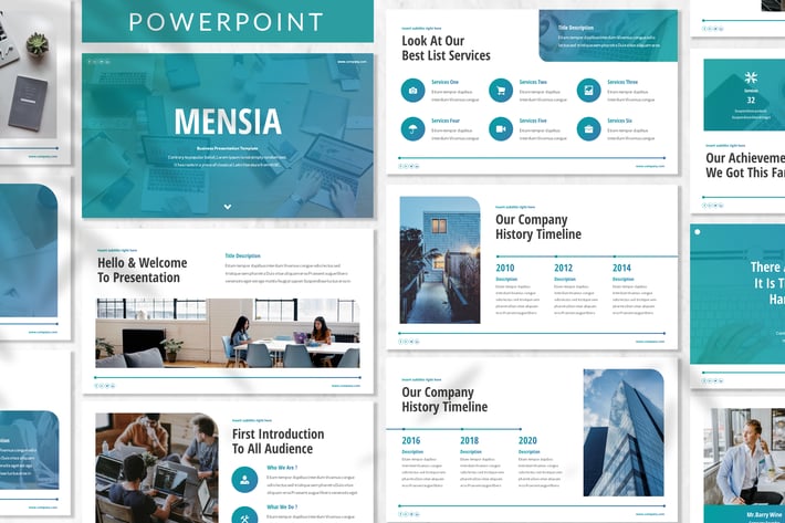 Mensia - Business Powerpoint Template