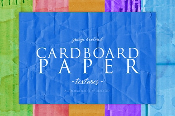 15 Colorful Cardboard Textures