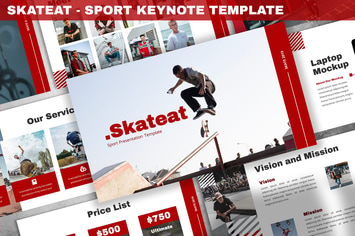 Skateat - Sport Keynote Template