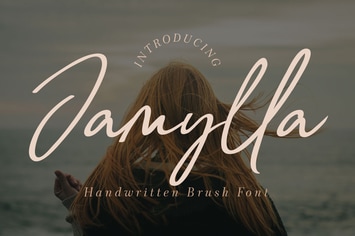 Jamylla - Brush Script Font