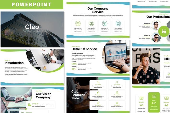 Cleo - Business Powerpoint Template