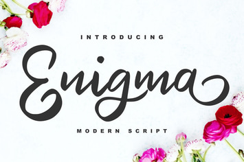 Enigma | Modern Script Font