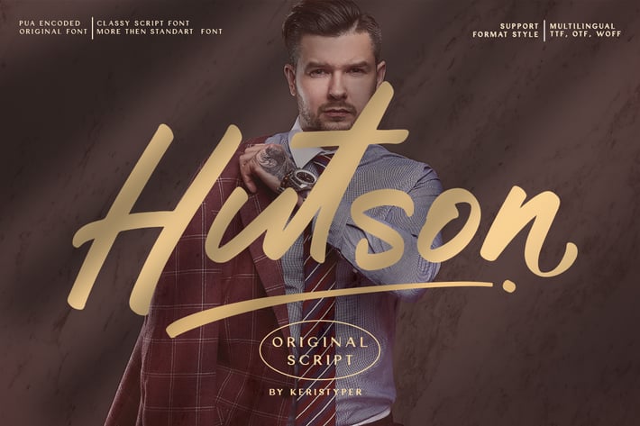 Hutson Brush Script Font