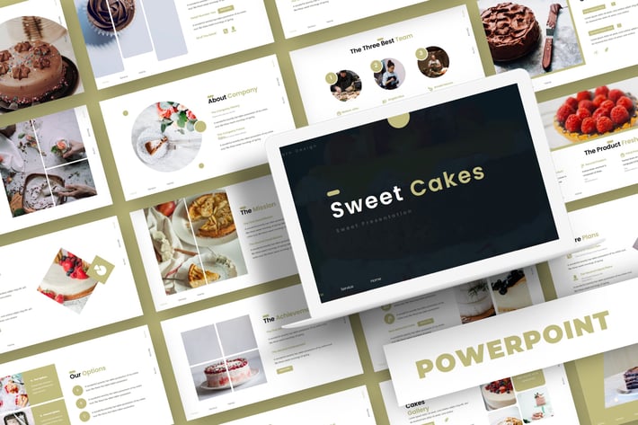 SweetCakes - Powerpoint Template