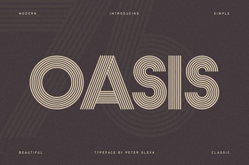 Oasis Geometric Font
