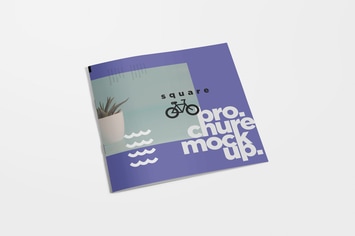 Square Brochure Mockups