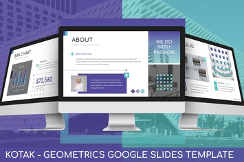 Kotak - Geometrics Google Slides Template