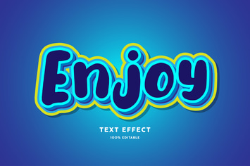 Enjoy text effect