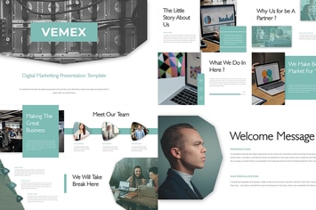 Vemex – Digital Marketting PowerPoint Template