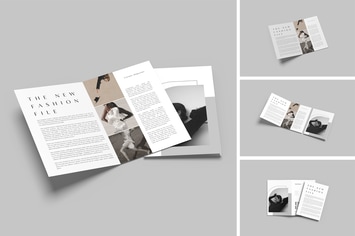 A4 Bi-fold Brochure Mockup V.2