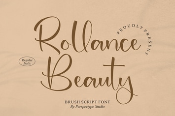 Rollance Beauty Brush Script Font