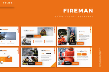 Fireman - Google Slides Template