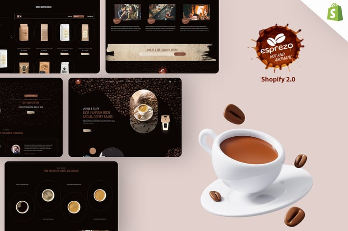 Esprezo - Cake Shop, Coffee Shop Shopify Theme 