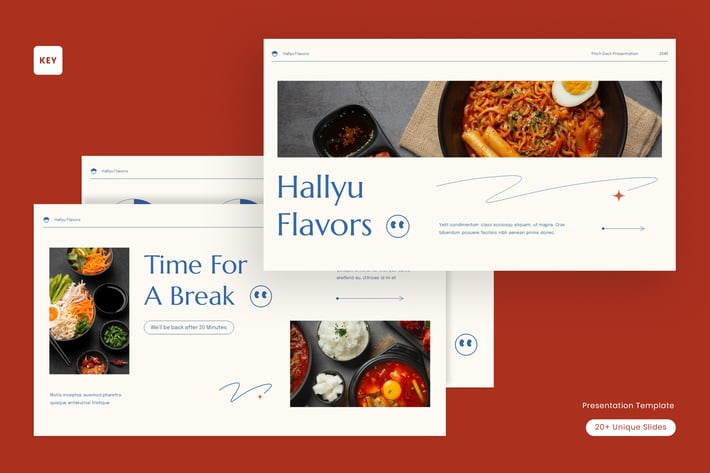 Cream Blue Minimalist Restaurant Pitch Deck | 005