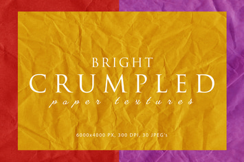 Bright Crumpled Paper Textures 1