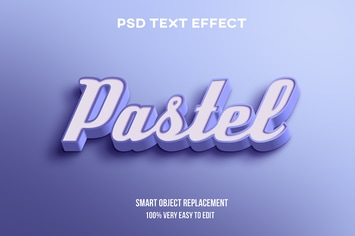 Purple pastel elegant text effect
