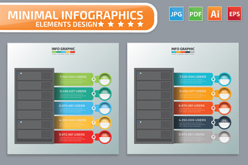 Database Server Infographic Design