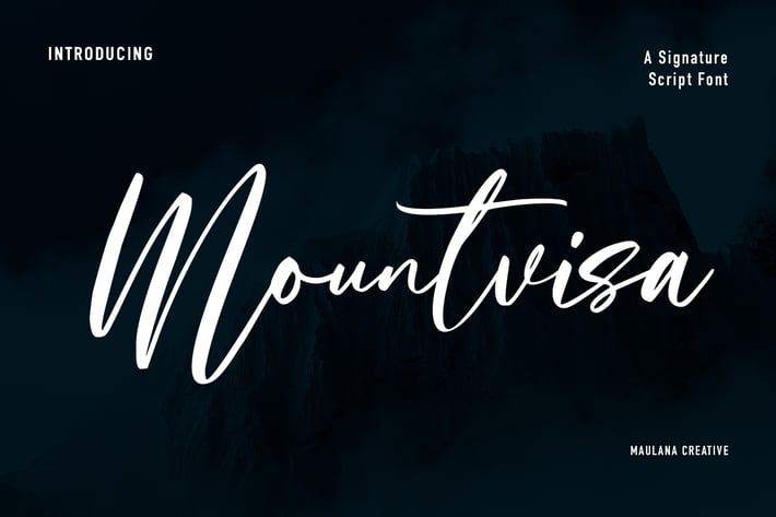 Mountvisa Script Font