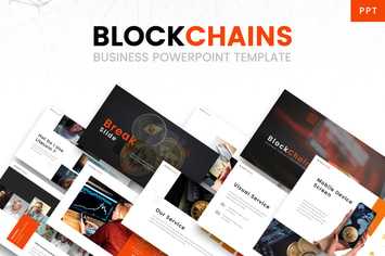 Blockchains - Business Powerpoint Template