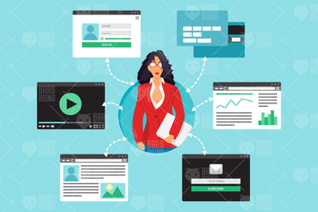 Online Course Concept