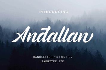 Andallan Script Font