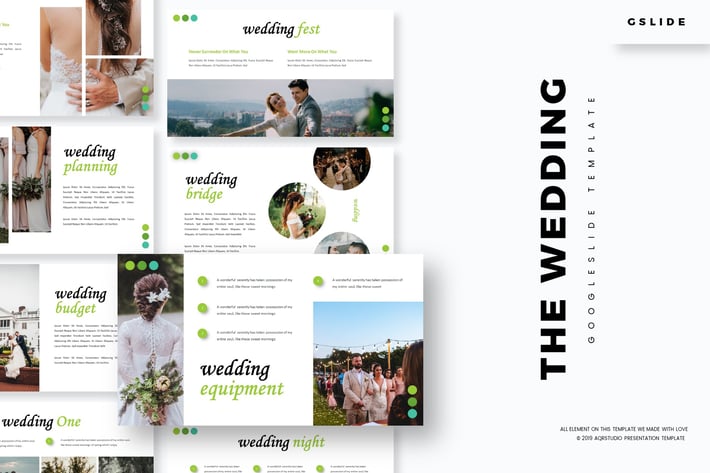The Wedding - Google Slides Template