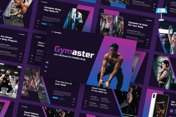 Gymaster - Fitness Sport Keynote Template 