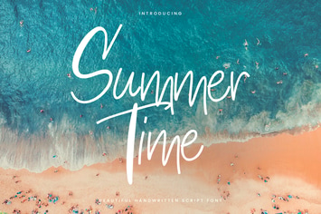 Summertime - Thin Casual Script Font