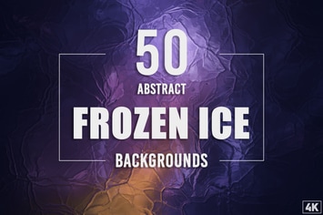 50 Abstract Frozen Ice Backgrounds