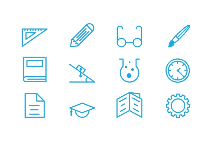 Education vector Icons