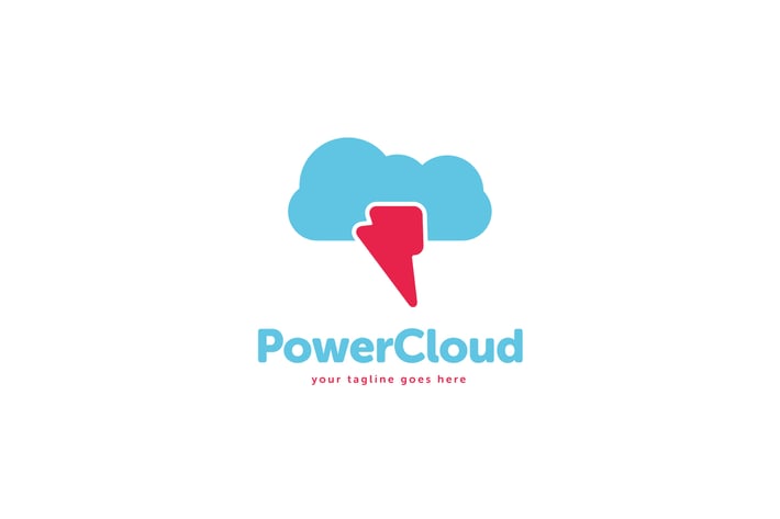 Power Cloud Logo Template