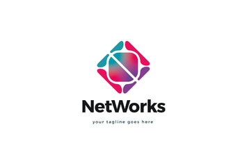 Net Works Logo Template