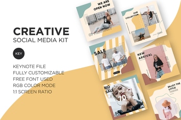 Creative Social Media Kit - Keynote