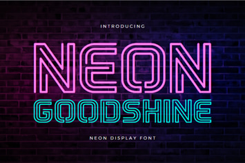 Neon Goodshine - Neon Display Font