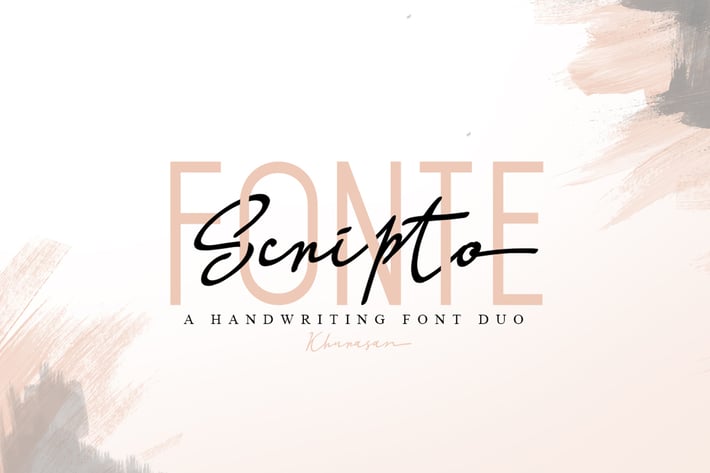 Scripto Fonte Font Duo