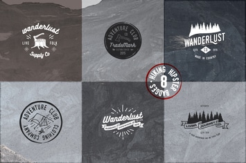 8 Hiking Hipster Badges